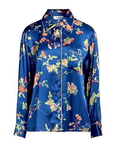 SEA Floral shirts & blouses Slate blue 100% Silk