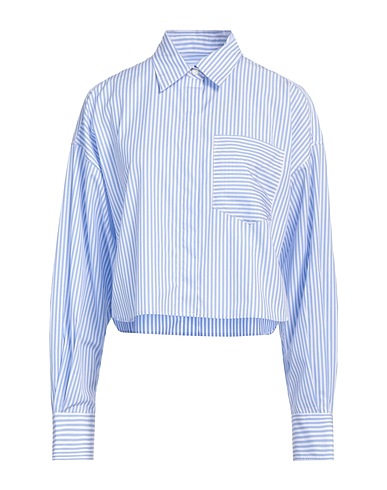RAG & BONE Striped shirt Light blue 100% Cotton