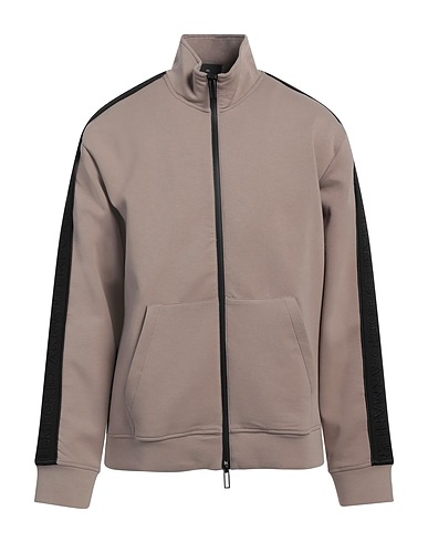EMPORIO ARMANI Felpa Nocciola 76% Cotone, 18% Poliestere, 6% Elastan, Poliammide