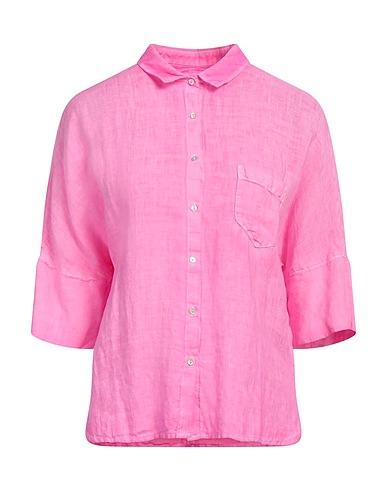 120% LINO Linen shirt Magenta 100% Linen