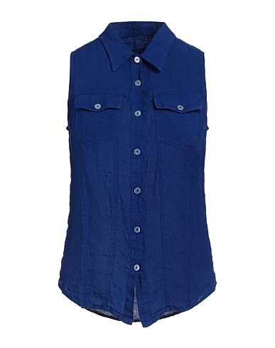 120% LINO Однотонные рубашки и блузки 100% Лен