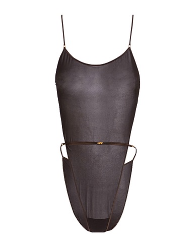 SAINT LAURENT TOPWEAR Black 90% Silk, 10% Elastane