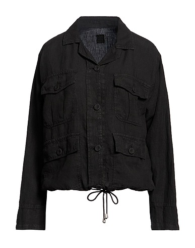 120% LINO Jacket NERO 100% Linen