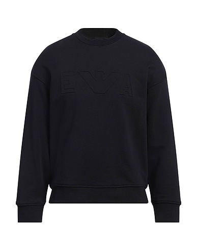 EMPORIO ARMANI Felpa Nero 100% Cotone, Elastan