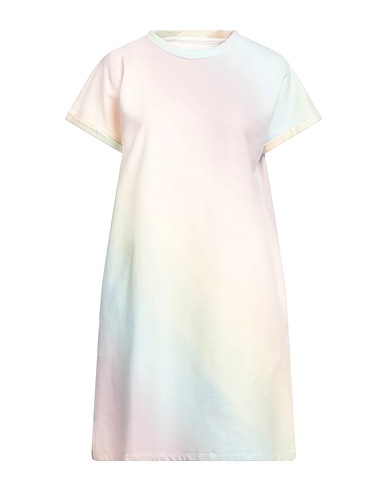 JUVIA Short dress Yellow 50% Cotton, 50% Polyester