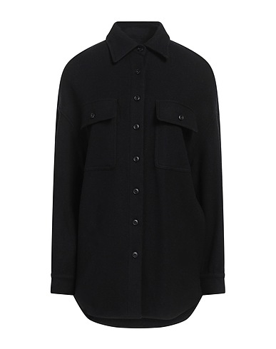 DESTIN Camicie e bluse tinta unita Nero 75% Lana, 25% Cachemire