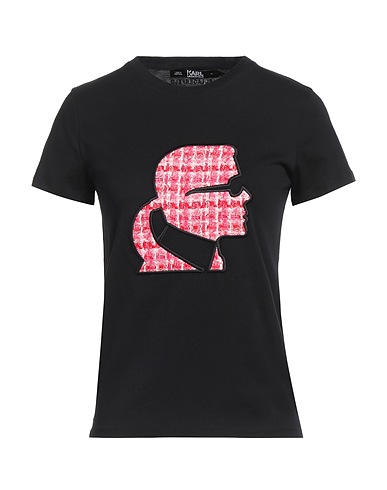 KARL LAGERFELD T-shirt Nero 100% Cotone
