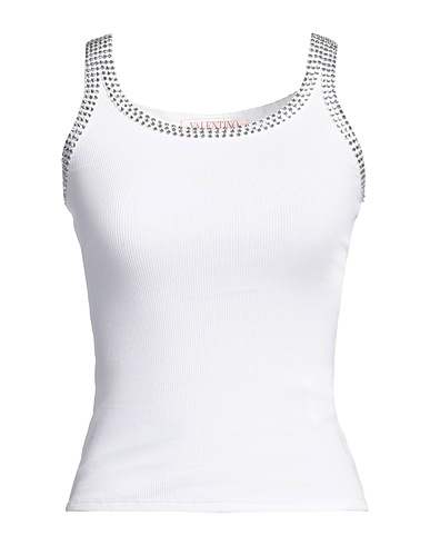 VALENTINO GARAVANI Top White 98% Cotton, 2% Elastane