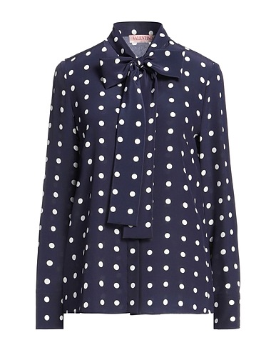 VALENTINO GARAVANI Silk shirts & blouses BLU NAVY 100% Silk