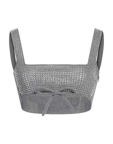 VALENTINO GARAVANI Top GRIGIO 100% Virgin Wool