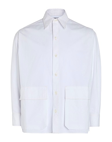 DEPARTMENT 5 Solid colour shirt White 100% Cotton