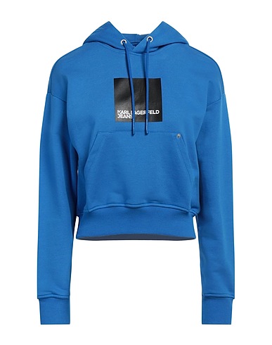 KARL LAGERFELD JEANS Sudadera Azul marino 90% Algodón orgánico, 10% Poliéster reciclado