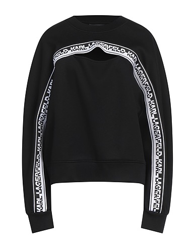 KARL LAGERFELD Sweatshirt Black 85% Viscose, 15% Polyurethane