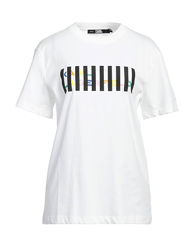 KARL LAGERFELD T-shirt White 100% Organic cotton