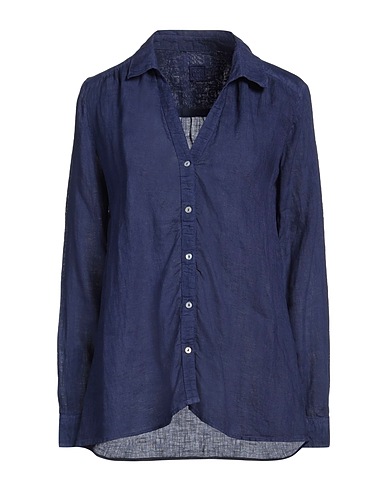 120% LINO Hemden und Blusen einfarbig 100% Leinen