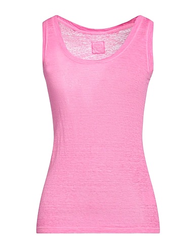 120% LINO Tank top Magenta 100% Linen