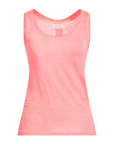 120% LINO Tanktop Koralle 100% Leinen