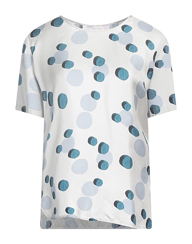 MAX MARA Top LEISURE Hellgrau 96% Viskose, 4% Elastan, Seide