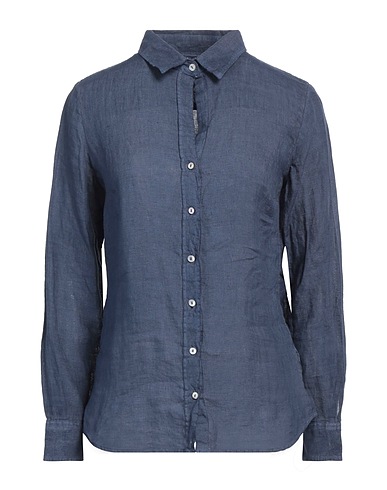 120% LINO Linen shirt Navy 100% Linen