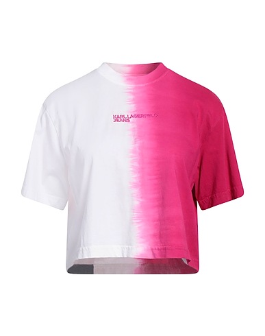 KARL LAGERFELD JEANS T-shirt Fucsia 100% Cotone organico