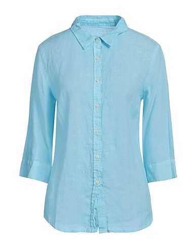 120% LINO Linen shirt Sky blue 100% Linen