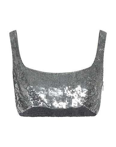VALENTINO GARAVANI Silk top Silver 100% Silk