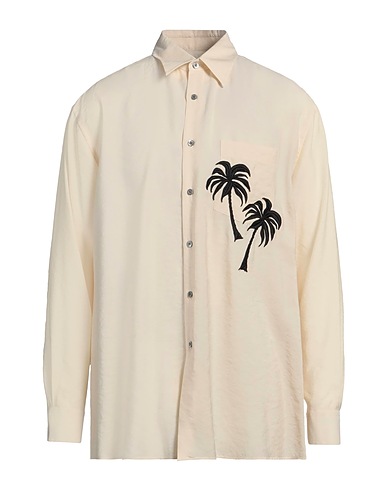 EMPORIO ARMANI Shirts Ivory 85% Modal, 15% Polyester