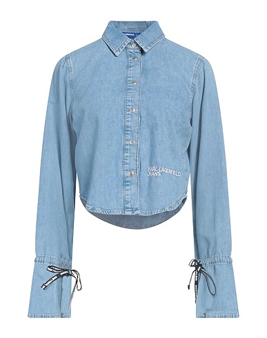 KARL LAGERFELD JEANS Denim shirt Blue 100% Cotton
