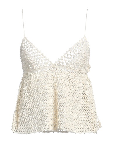 CELINE Top White 100% Cotton