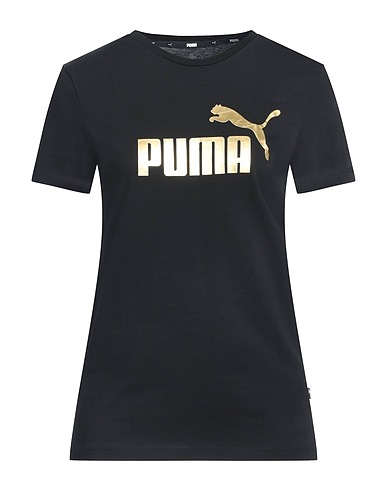 PUMA T-shirt Black 100% Cotton