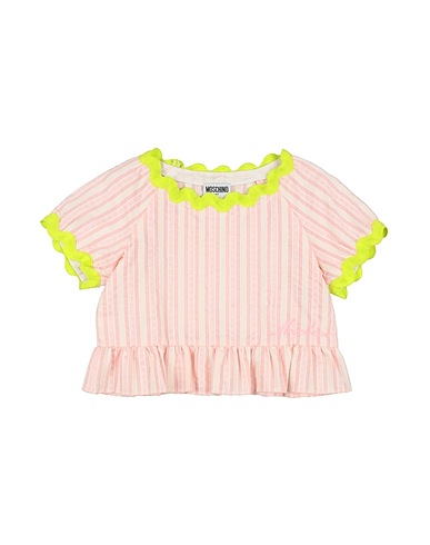MOSCHINO KID Top Light pink 83% Cotton, 17% Silk