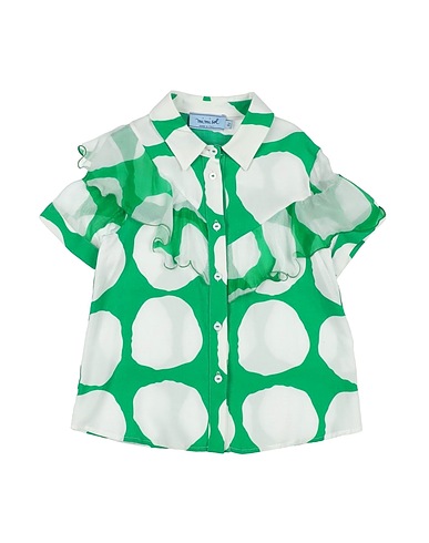 MIMISOL Patterned shirts & blouses Green 100% Viscose