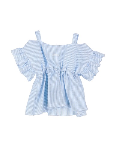 LE BEBÉ T-shirt Sky blue 100% Linen