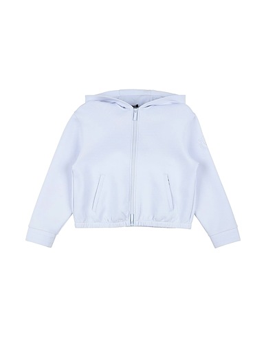 EMPORIO ARMANI Hooded sweatshirt Lilac 76% Cotton, 18% Polyester, 6% Elastane