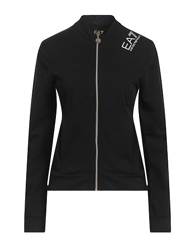 EA7 Sweatshirt Black 95% Cotton, 5% Elastane
