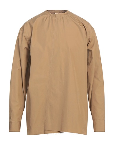MARNI Solid colour shirt Brown 100% Cotton