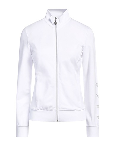 EA7 Sweatshirt White 54% Organic cotton, 42% Modal, 4% Elastane