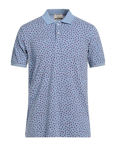 HERITAGE Polo Blu chiaro 100% Cotone