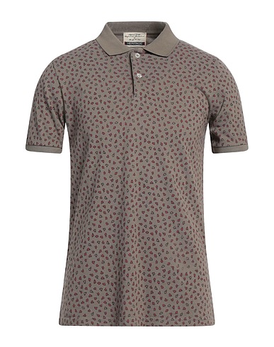 HERITAGE Polo shirt Khaki 100% Cotton