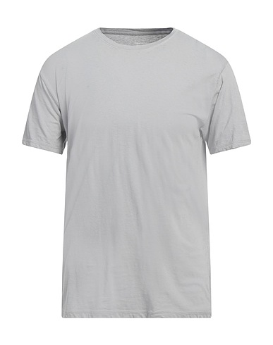 BOMBOOGIE Basic T-shirt Grey 80% Cotton, 20% Linen