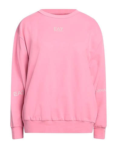 EA7 Sweatshirt Pink 95% Cotton, 5% Elastane