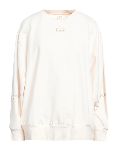 EA7 Sweatshirt Cream 95% Cotton, 5% Elastane
