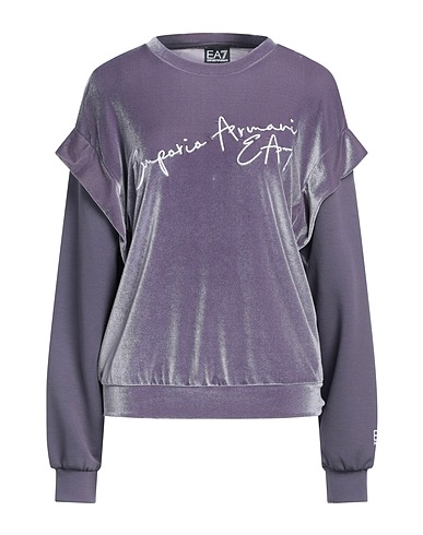 EA7 Sudadera Morado 93% Poliéster, 7% Elastán, Viscosa