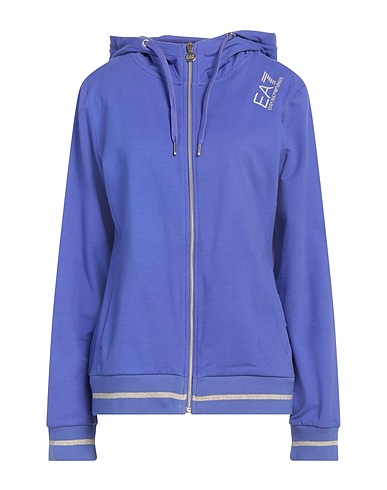 EA7 Hoodie Malve 95% Baumwolle, 5% Elastan, Polyester, Metallfaser