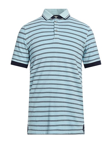 HERITAGE Polo Celeste 100% Cotone