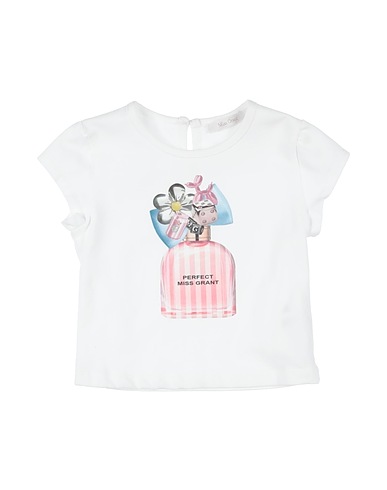 MISS GRANT T-shirt White 94% Cotton, 6% Elastane