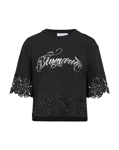 BLUMARINE T-shirt Nero 100% Cotone