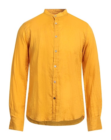 YES ZEE by ESSENZA Linen shirt NATURAL FEELING Marigold 100% Linen