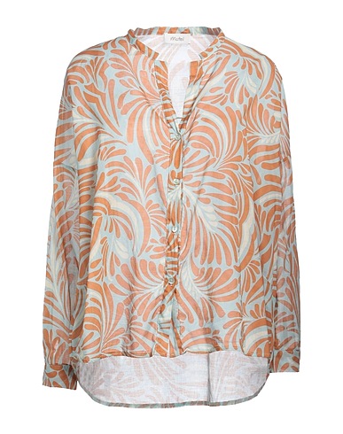 MOTEL Patterned shirts & blouses Tan 100% Cotton