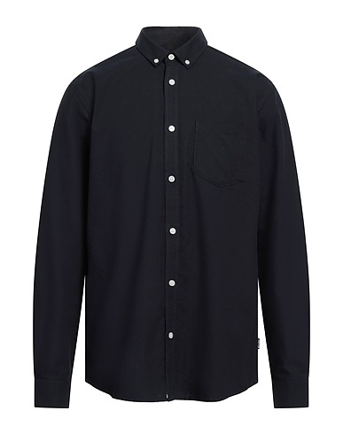 ONLY & SONS Solid colour shirt Midnight blue 60% Cotton, 40% Polyester